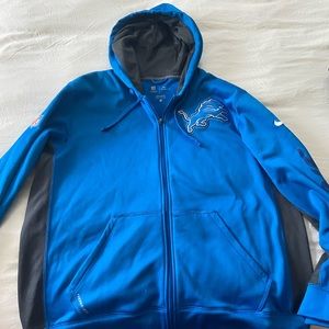 NIKE Detroit Lions Thermal-Fit Mens zip up jacket